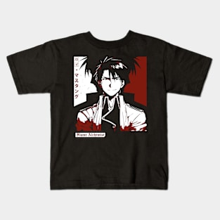 Roy Mustang Flame Alchemist Kids T-Shirt